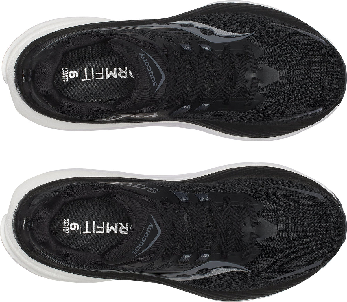 Saucony Men's Hurricane 24 Running Shoes - Black
