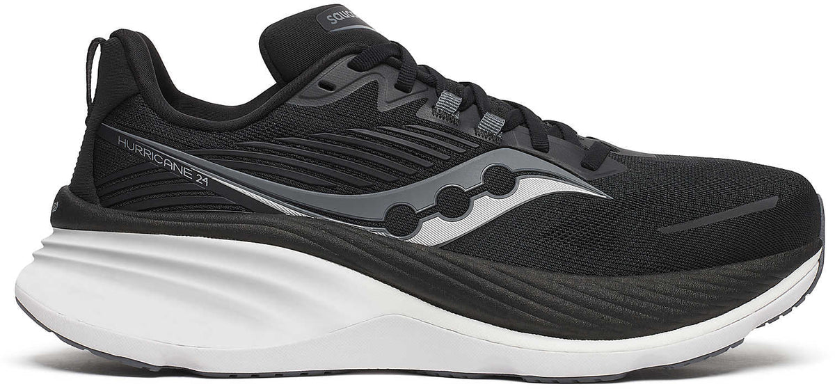 Saucony Men's Hurricane 24 Running Shoes - Black