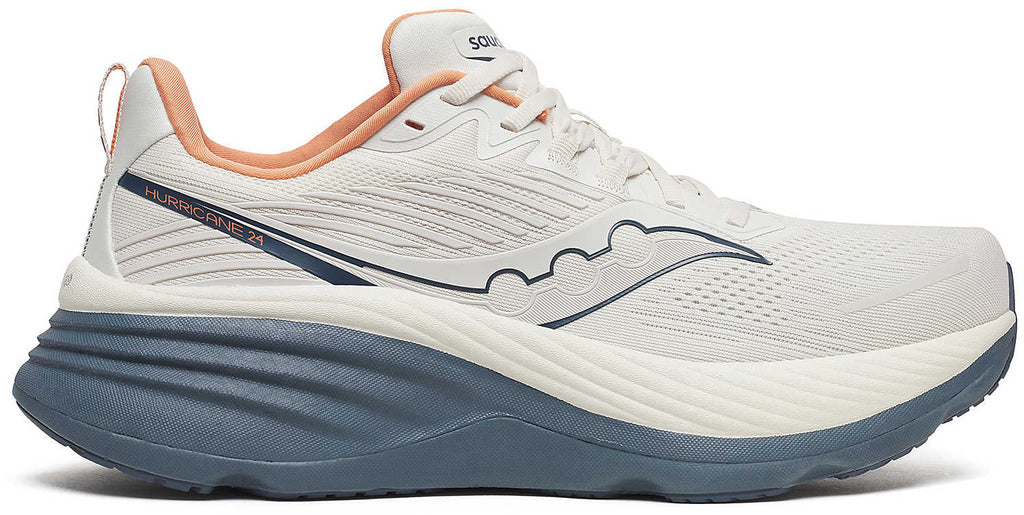 Saucony Men's Hurricane 24 Running Shoes - White