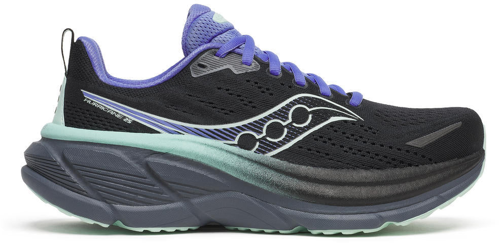 Saucony Women's Hurricane 25 Running Shoes - Black