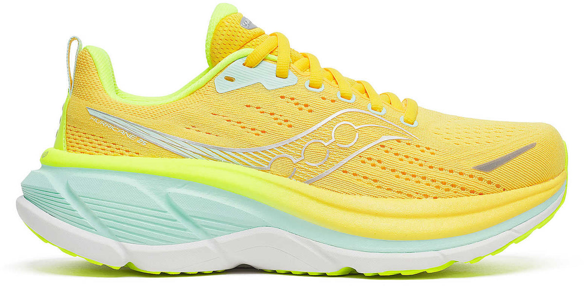 Saucony Women's Hurricane 25 Running Shoes - Yellow