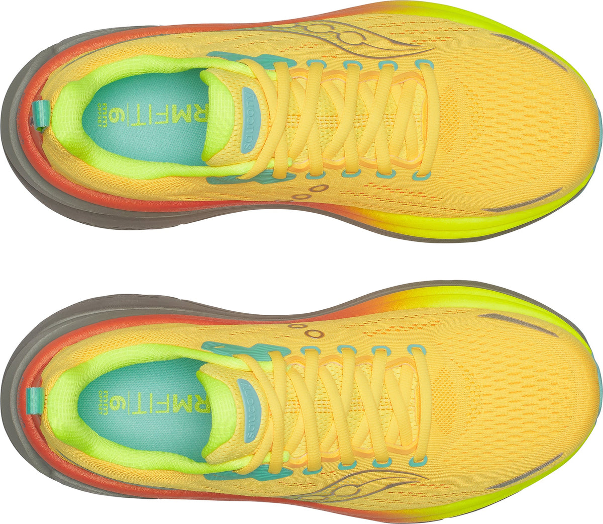 Saucony Men's Hurricane 25 Running Shoes - Yellow