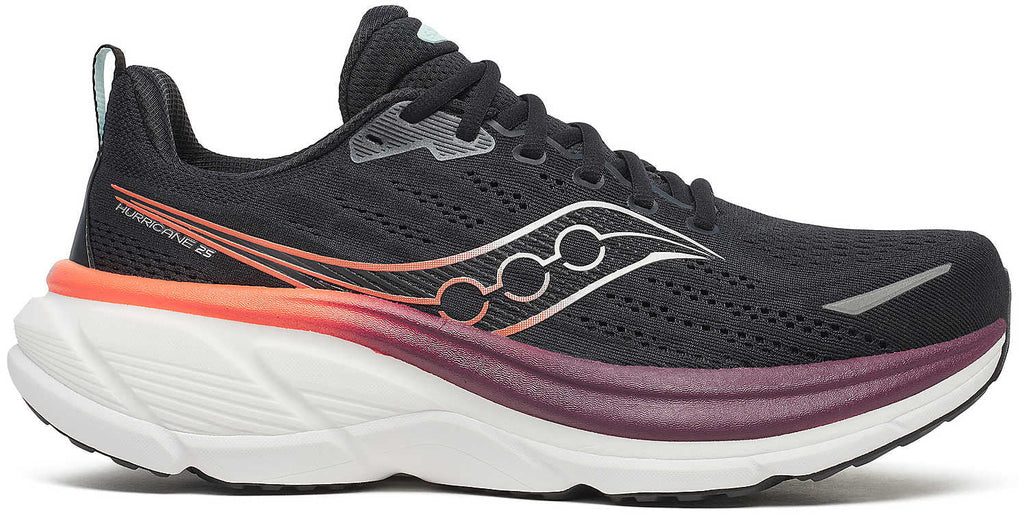 Saucony Men's Hurricane 25 Running Shoes - Black