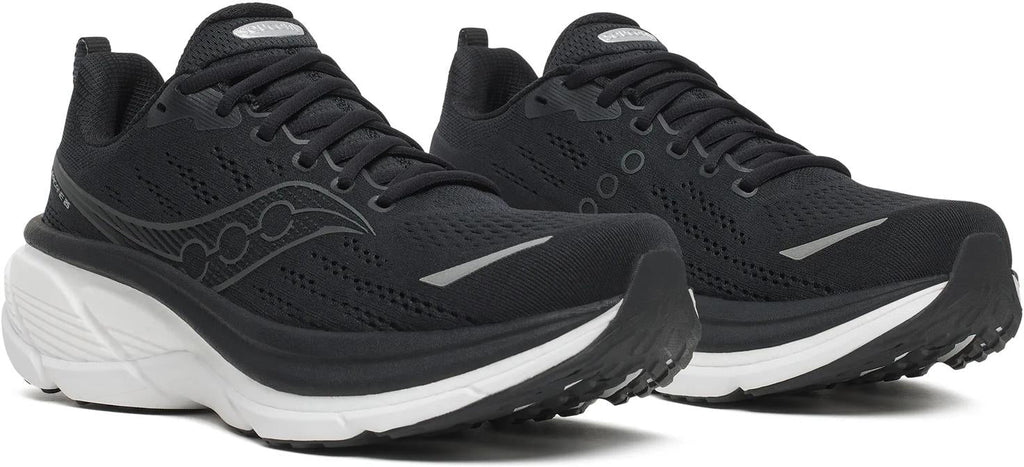 Saucony Men's Hurricane 25 Wide Fit Running Shoes - Black