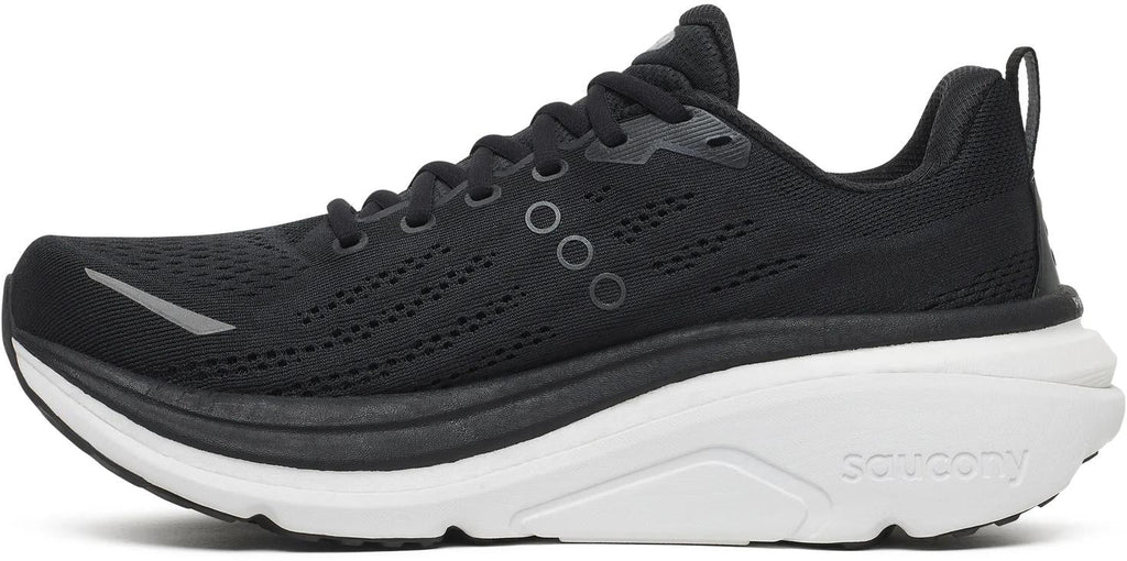 Saucony Men's Hurricane 25 Wide Fit Running Shoes - Black