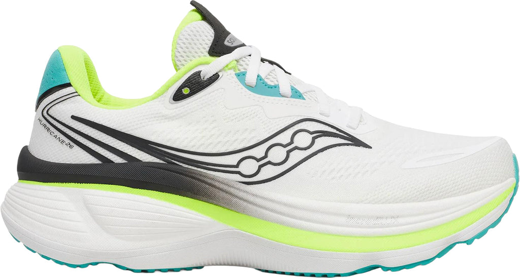 Saucony Men's Hurricane 26 Running Shoes - White