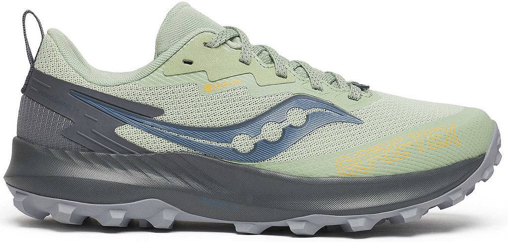 Saucony Women's Peregrine 14 GORE-TEX Trail Running Shoes - Green