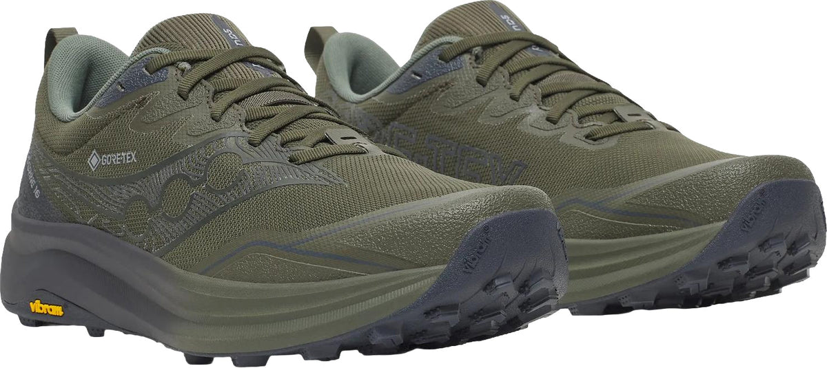 Saucony Men's Peregrine 16 GORE-TEX Trail Running Shoes - Green