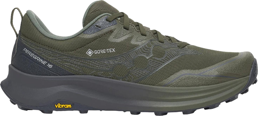 Saucony Men's Peregrine 16 GORE-TEX Trail Running Shoes - Green