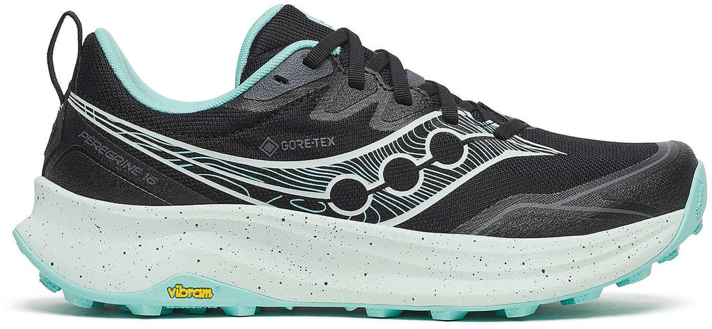 Saucony Women's Peregrine 16 GORE-TEX Trail Running Shoes - Black