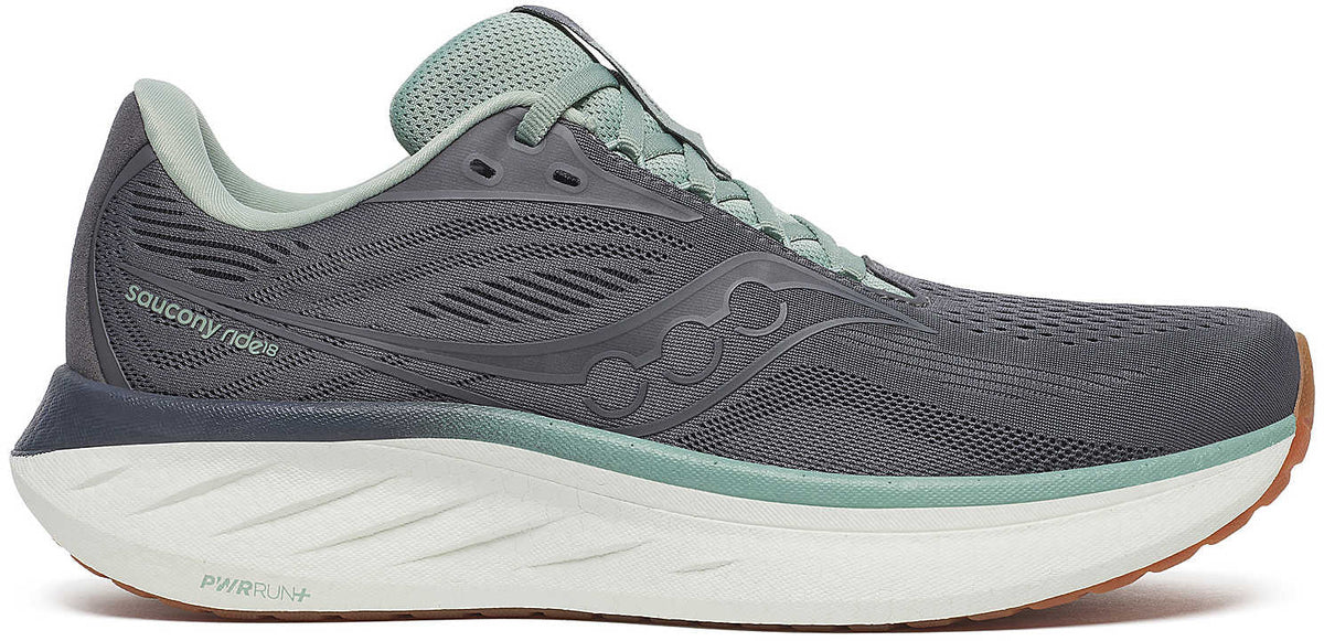 Saucony Men's Ride 18 Running Shoes - Grey