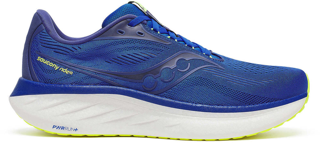 Saucony Men's Ride 18 Running Shoes - Blue