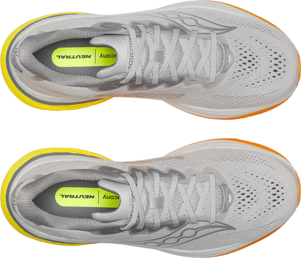 Saucony Men's Ride 19 Running Shoes - Grey