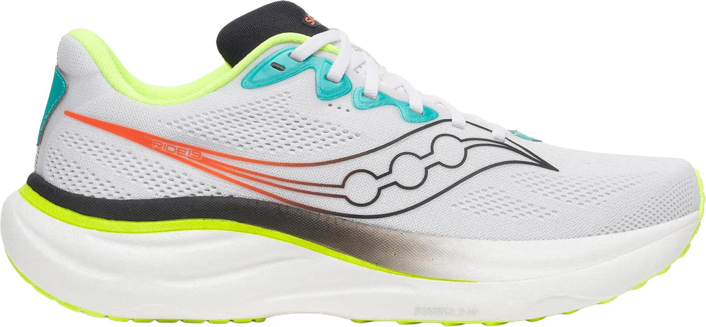 Saucony Men's Ride 19 Running Shoes - White