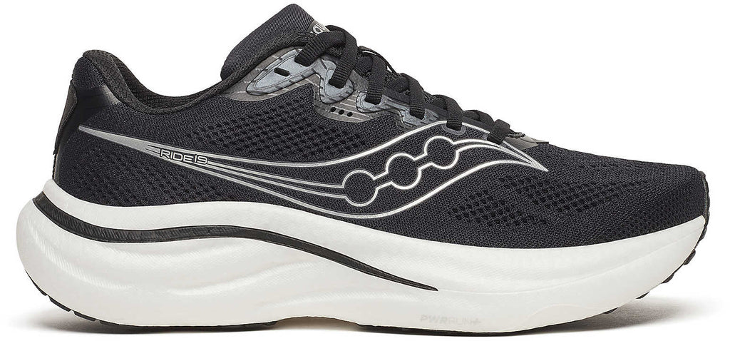 Saucony Women's Ride 19 Running Shoes - Black