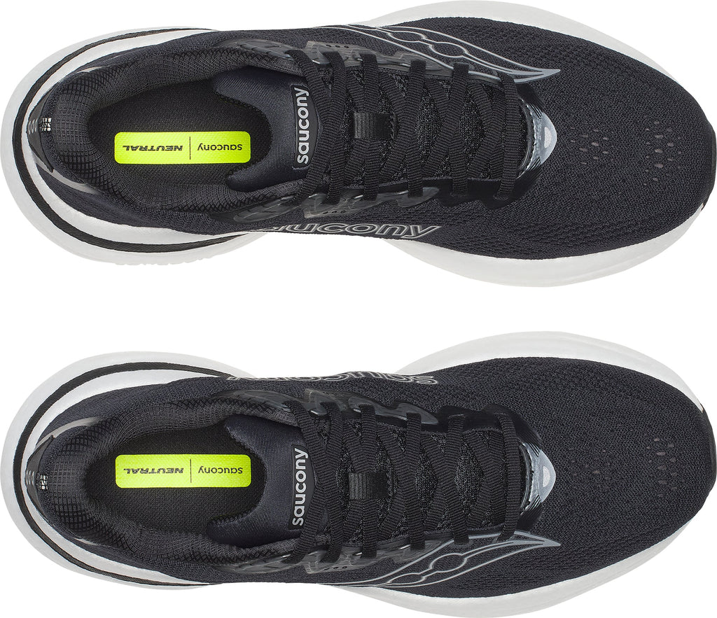 Saucony Men's Ride 19 Running Shoes - Black