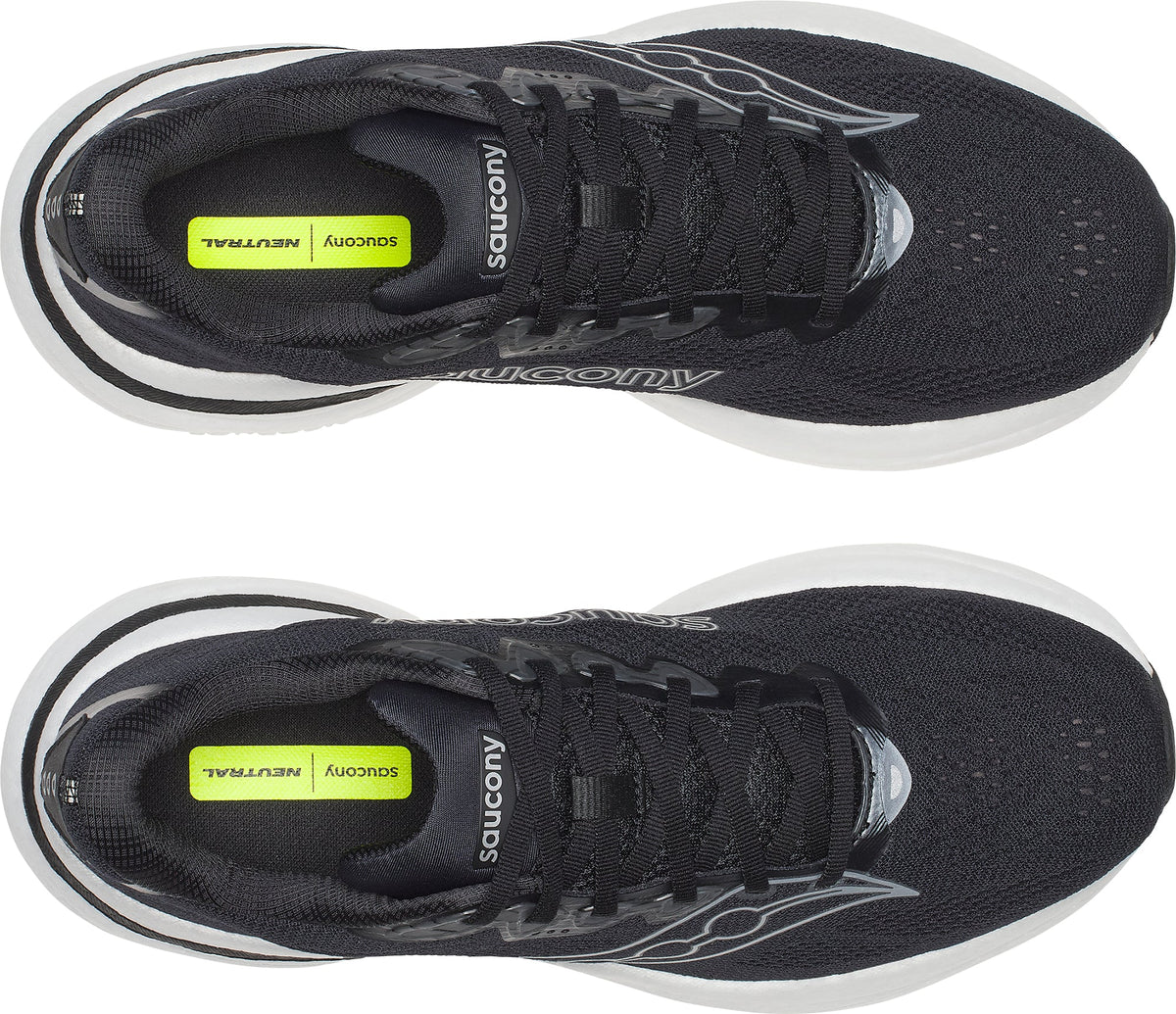 Saucony Men's Ride 19 Running Shoes - Black