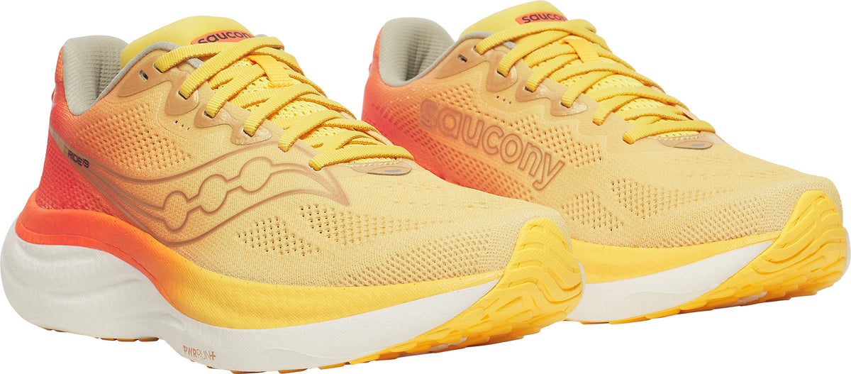 Saucony Men's Ride 19 Running Shoes - Yellow