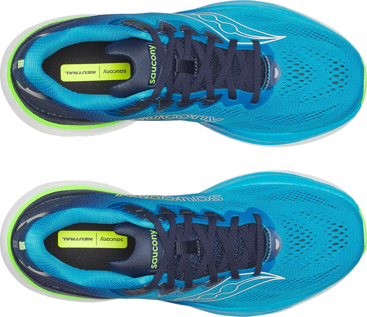 Saucony Men's Ride 19 Running Shoes - Blue