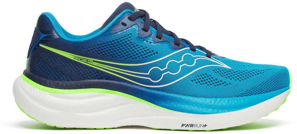 Saucony Men's Ride 19 Running Shoes - Blue