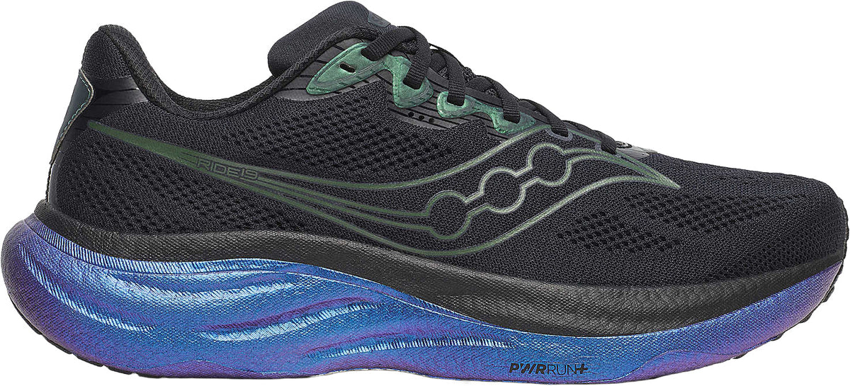Saucony Men's Ride 19 Running Shoes - Black