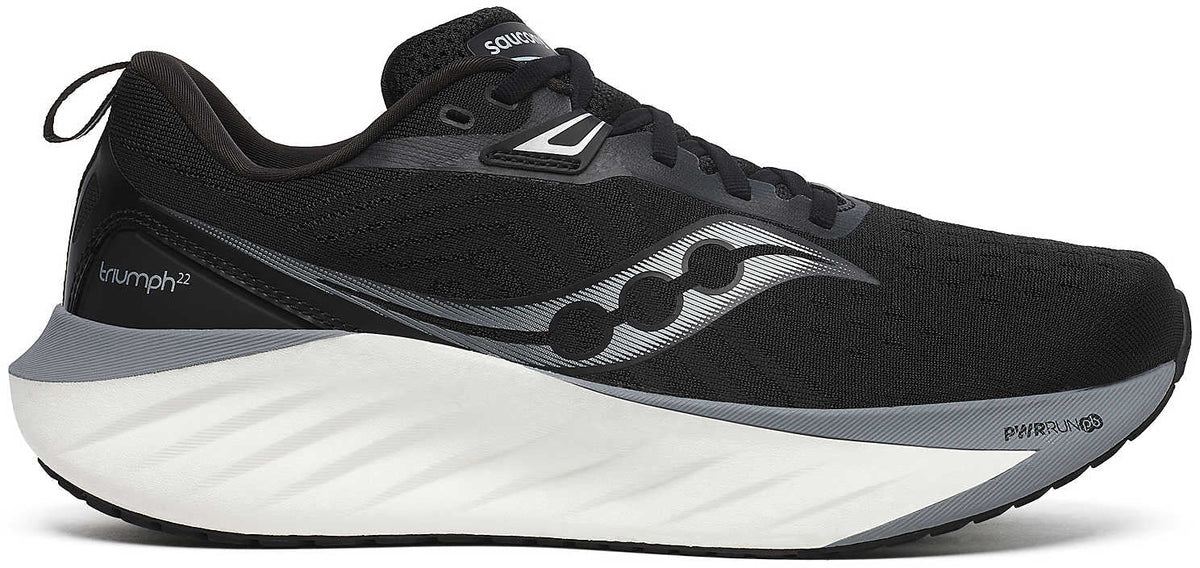 Saucony Men's Triumph 22 Running Shoes - Black