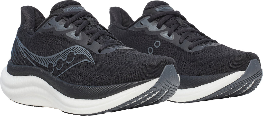 Saucony Women's Triumph 23 Wide Fit Running Shoes - Black