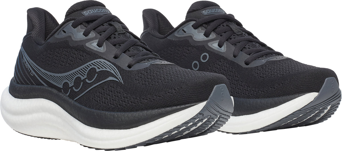 Saucony Women's Triumph 23 Wide Fit Running Shoes - Black