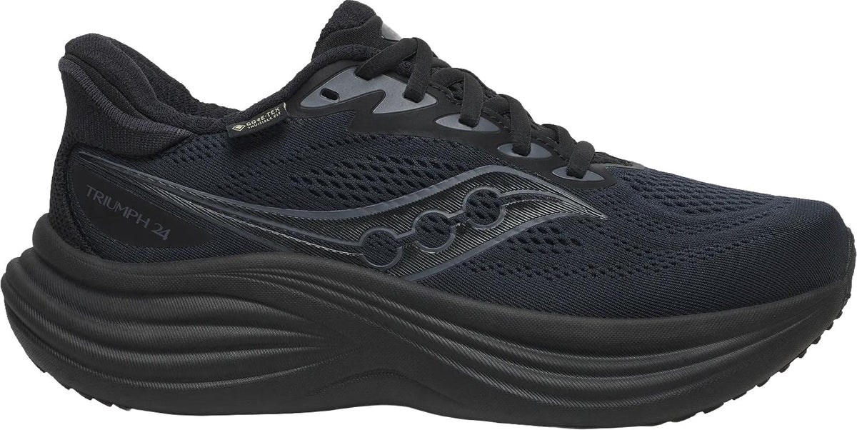 Saucony Women's Triumph 24 GORE-TEX Running Shoes - Black