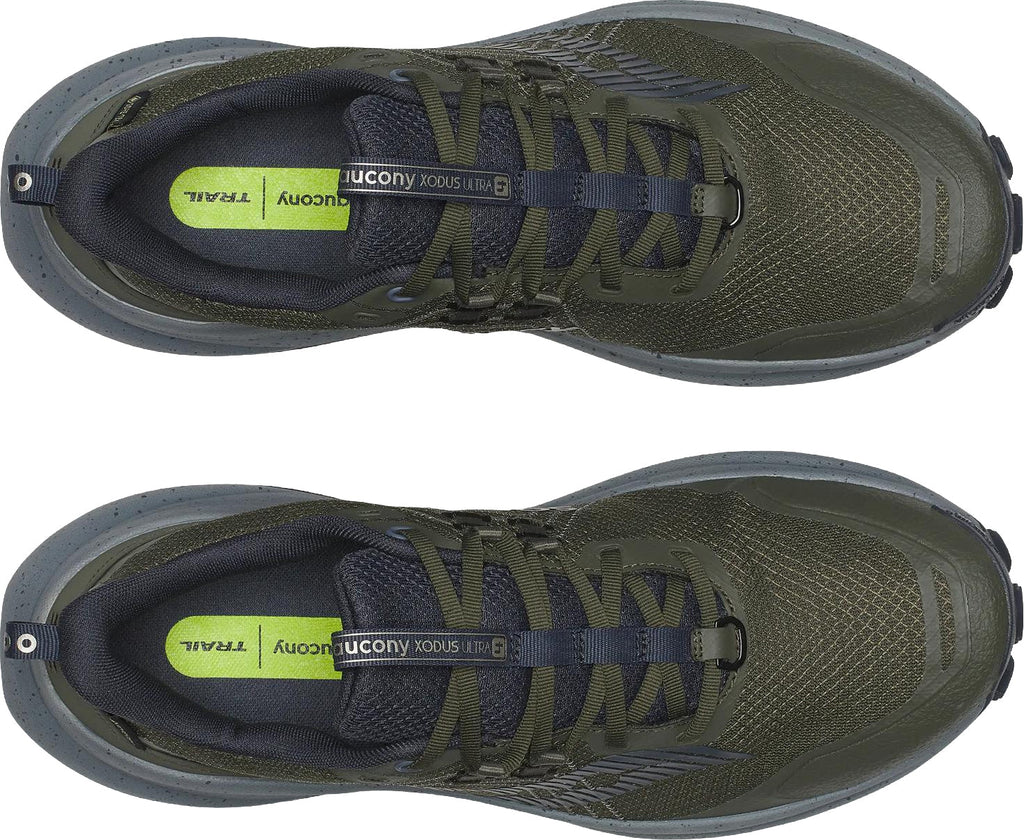 Saucony Men's Xodus Ultra 4 GORE-TEX Trail Running Shoes - Green