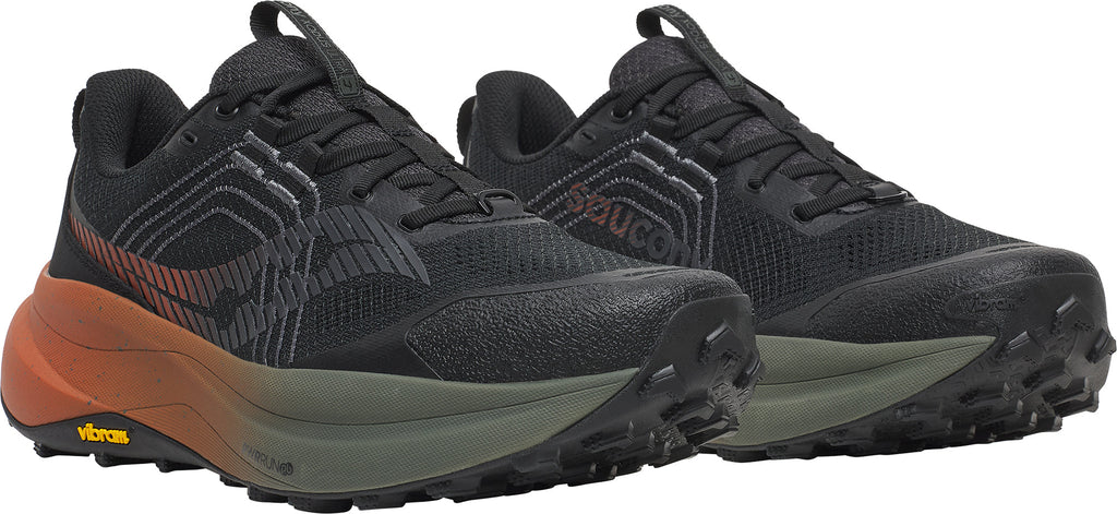 Saucony Men's Xodus Ultra 4 Trail Running Shoes - Black