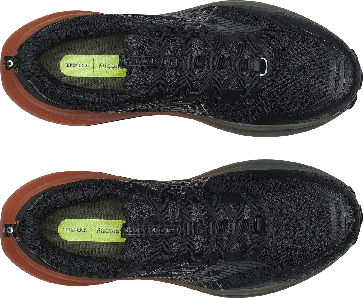 Saucony Men's Xodus Ultra 4 Trail Running Shoes - Black