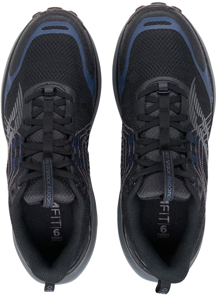 Saucony Men's Xodus Ultra 4 Trail Running Shoes - Black
