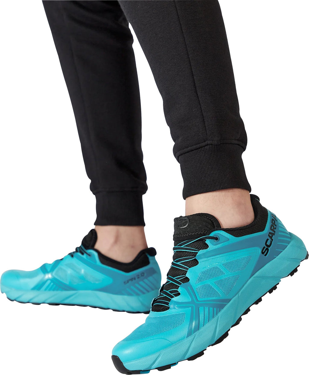 Scarpa Men's Spin 2.0 Trail Running Shoes - Blue