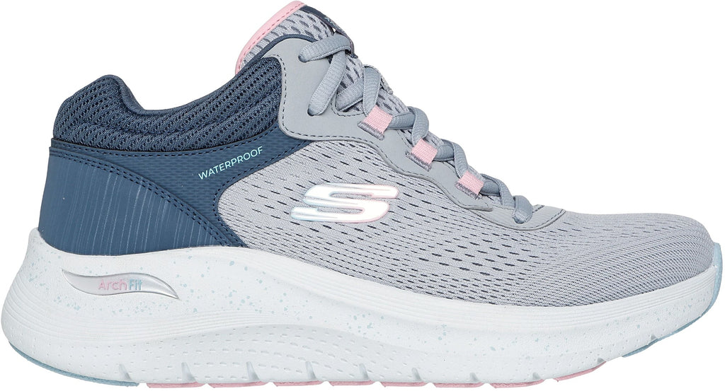 Skechers Women's Arch Fit 2.0 Rainy Days Waterproof Walking Shoes - Grey
