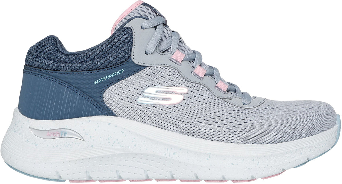 Skechers Women's Arch Fit 2.0 Rainy Days Waterproof Walking Shoes - Grey
