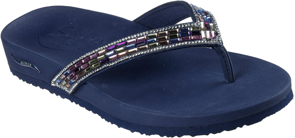 Skechers Women's Arch Fit Meditation Glam Gal Sandals - Blue