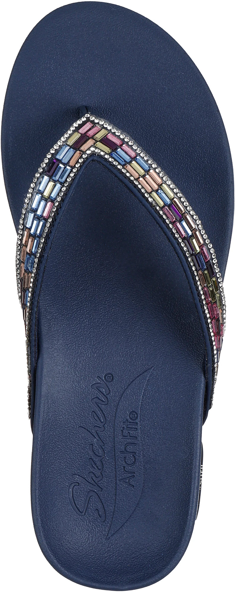 Skechers Women's Arch Fit Meditation Glam Gal Sandals - Blue