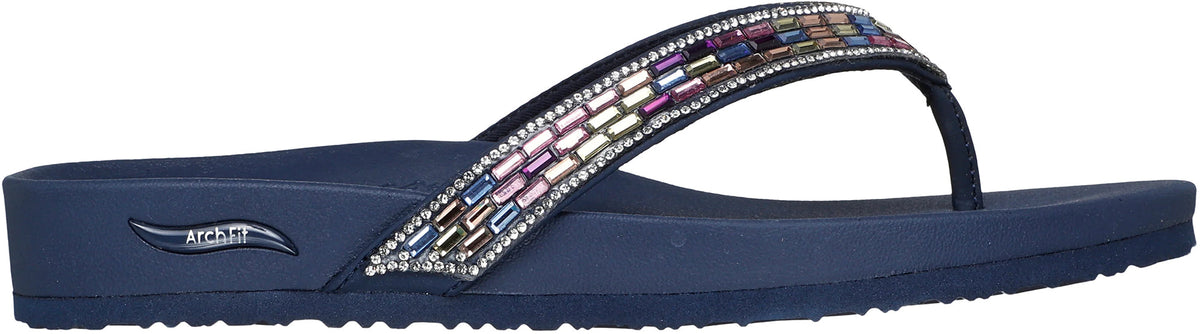 Skechers Women's Arch Fit Meditation Glam Gal Sandals - Blue