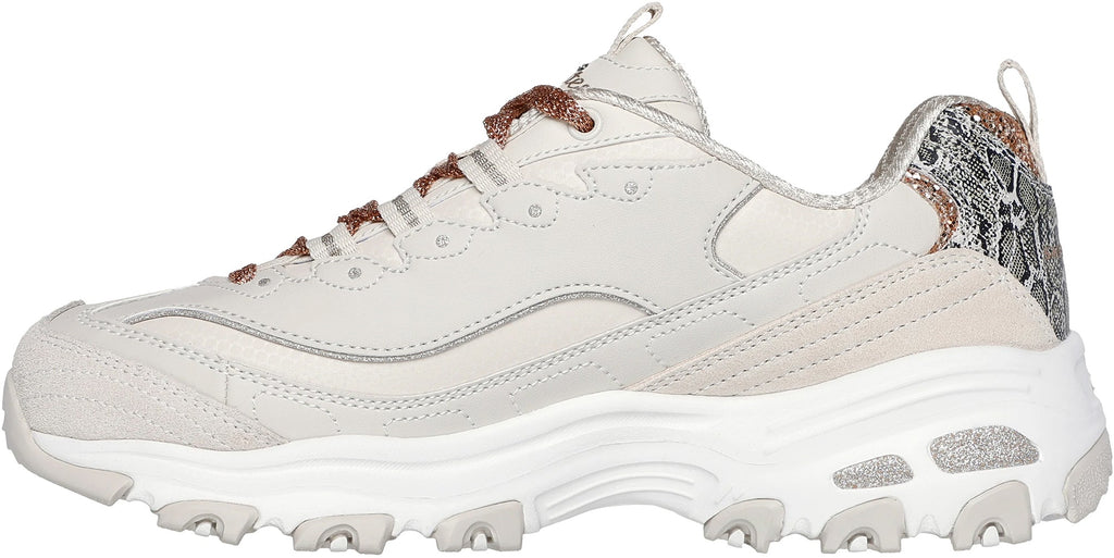 Skechers Women's D'Lites Golden Chic Shoes - Cream