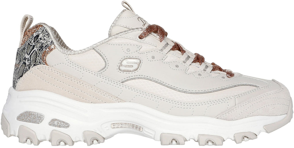 Skechers Women's D'Lites Golden Chic Shoes - Cream