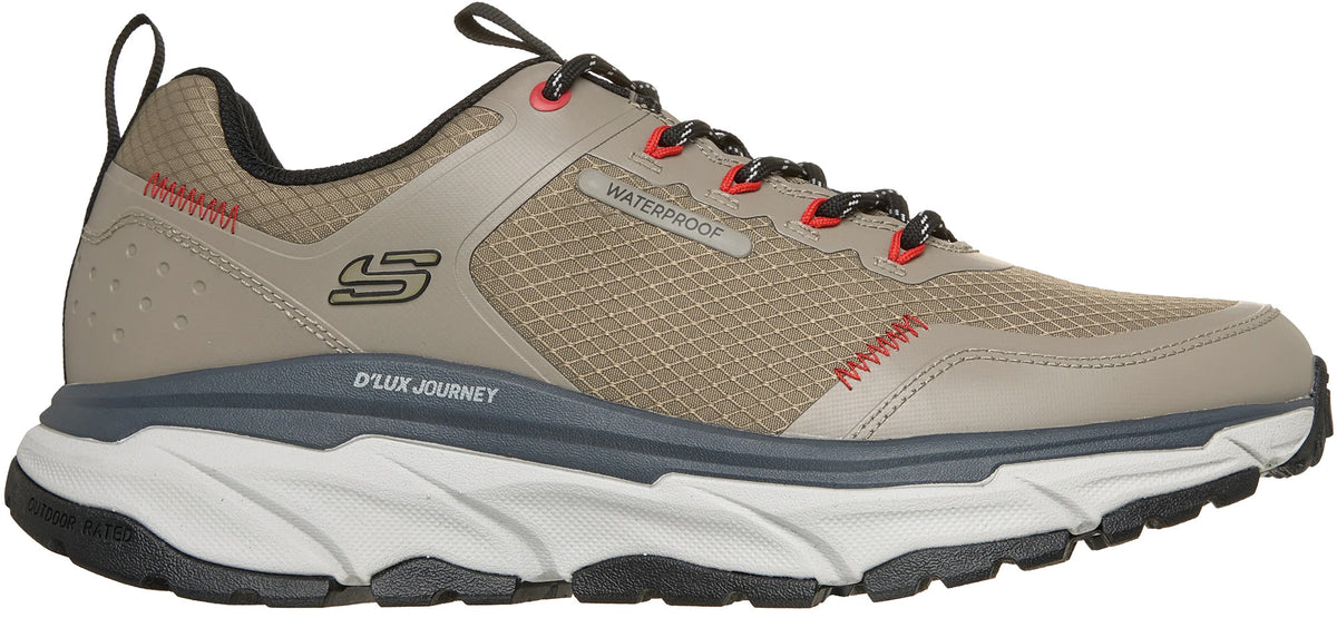 Skechers Men's D'Lux Journey Slate Peak Waterproof Walking Shoes - Green