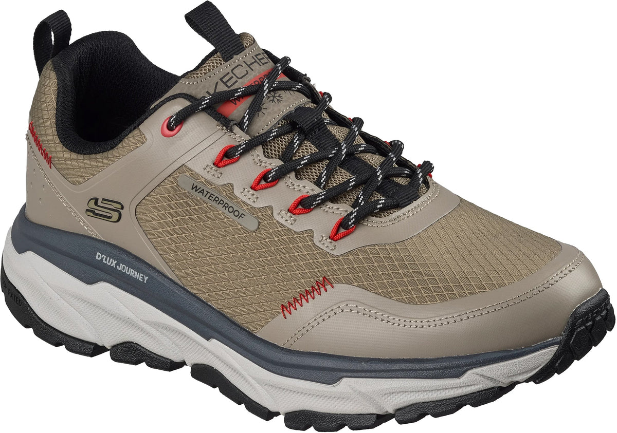 Skechers Men's D'Lux Journey Slate Peak Waterproof Walking Shoes - Green