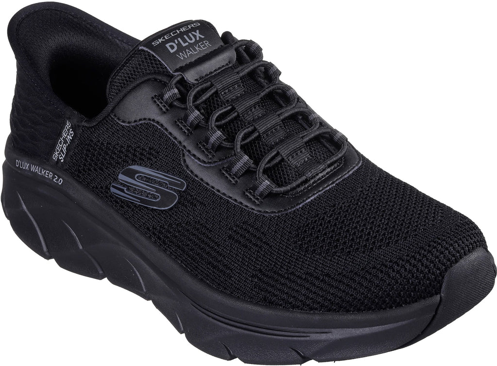 Skechers Men's D'Lux Walking 2.0 Rezinate Walking Shoes - Black