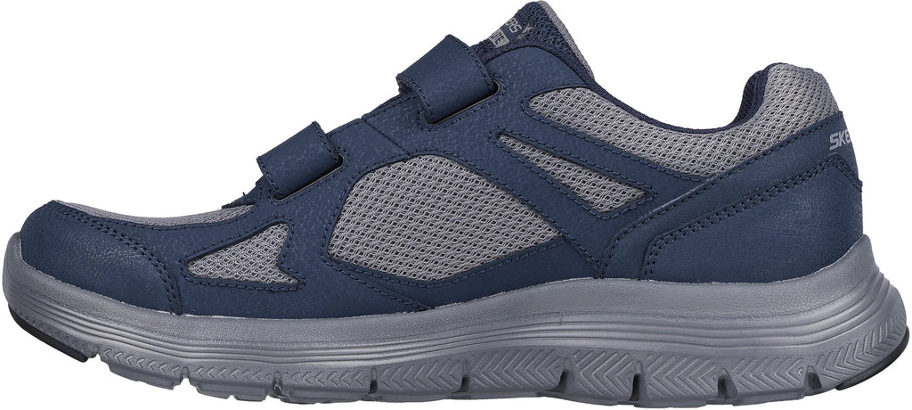 Skechers Men's Flex GURN Velcro Shoes - Blue