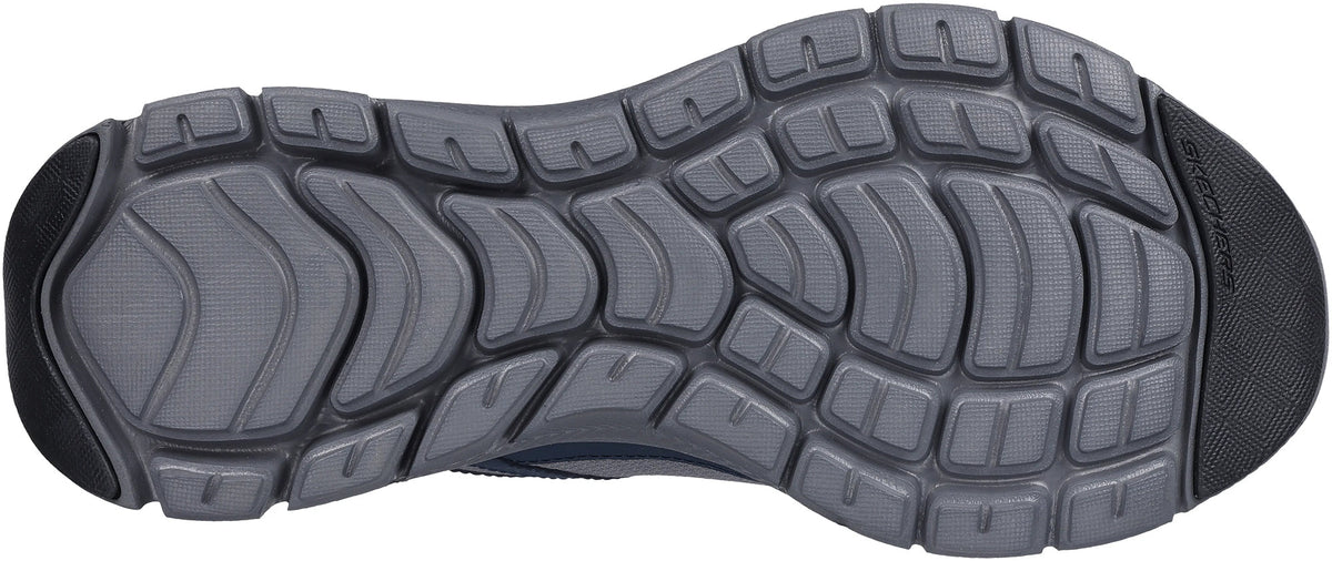 Skechers Men's Flex GURN Velcro Shoes - Blue