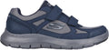 Skechers Men's Flex GURN Velcro Shoes - Blue