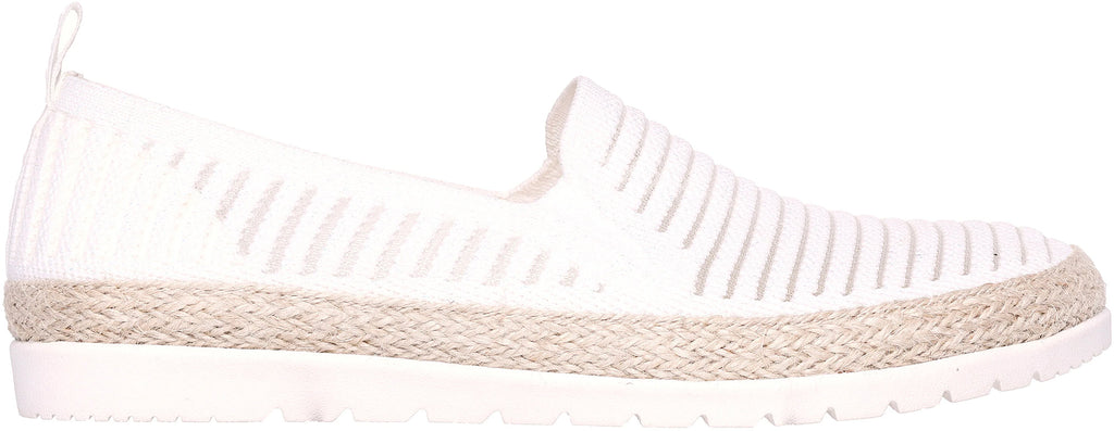 Skechers Women's BOBS Flexpadrille Sparkling Sky Shoes - White