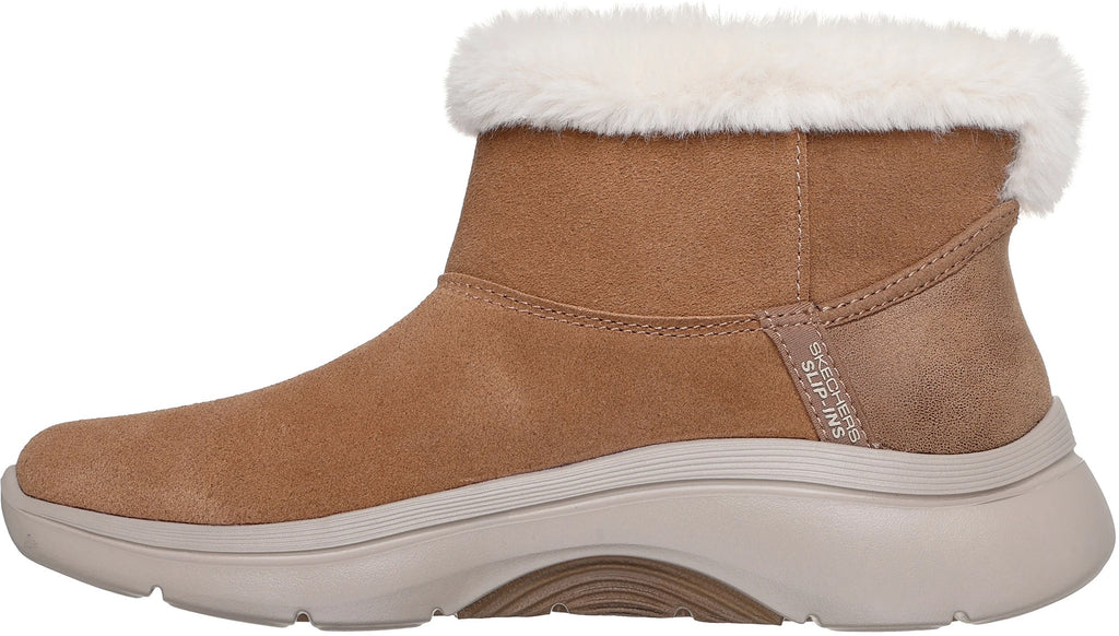 Skechers Women's GO WALK Cozy Stride Boots - Brown