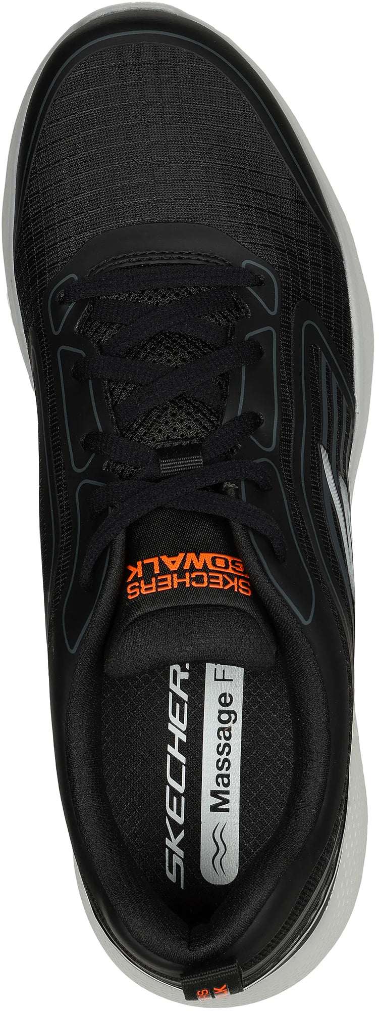 Skechers Men's GO Walk Massage Fit Hydro Walking Shoes - Black